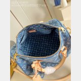 Louis Vuitton 1:1 M14430 Blue Speedy Soft 30 Monogram Denim Bag