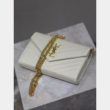 Quality YSL Designer 393953/377828 Caviar Leather Envelope Bag