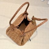 TOP Bottega Veneta small Parachute bag suede