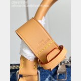 Louis Vuitton Designer Keepall Bandoulière 50 M27781 Blue Bag