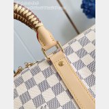 Louis Vuitton Keepall Bandoulière 45 Damier Azur Canvas N40909 Bag