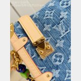 Perfect Louis Vuitton M27450 Side Trunk MM Monogram Denim Bag