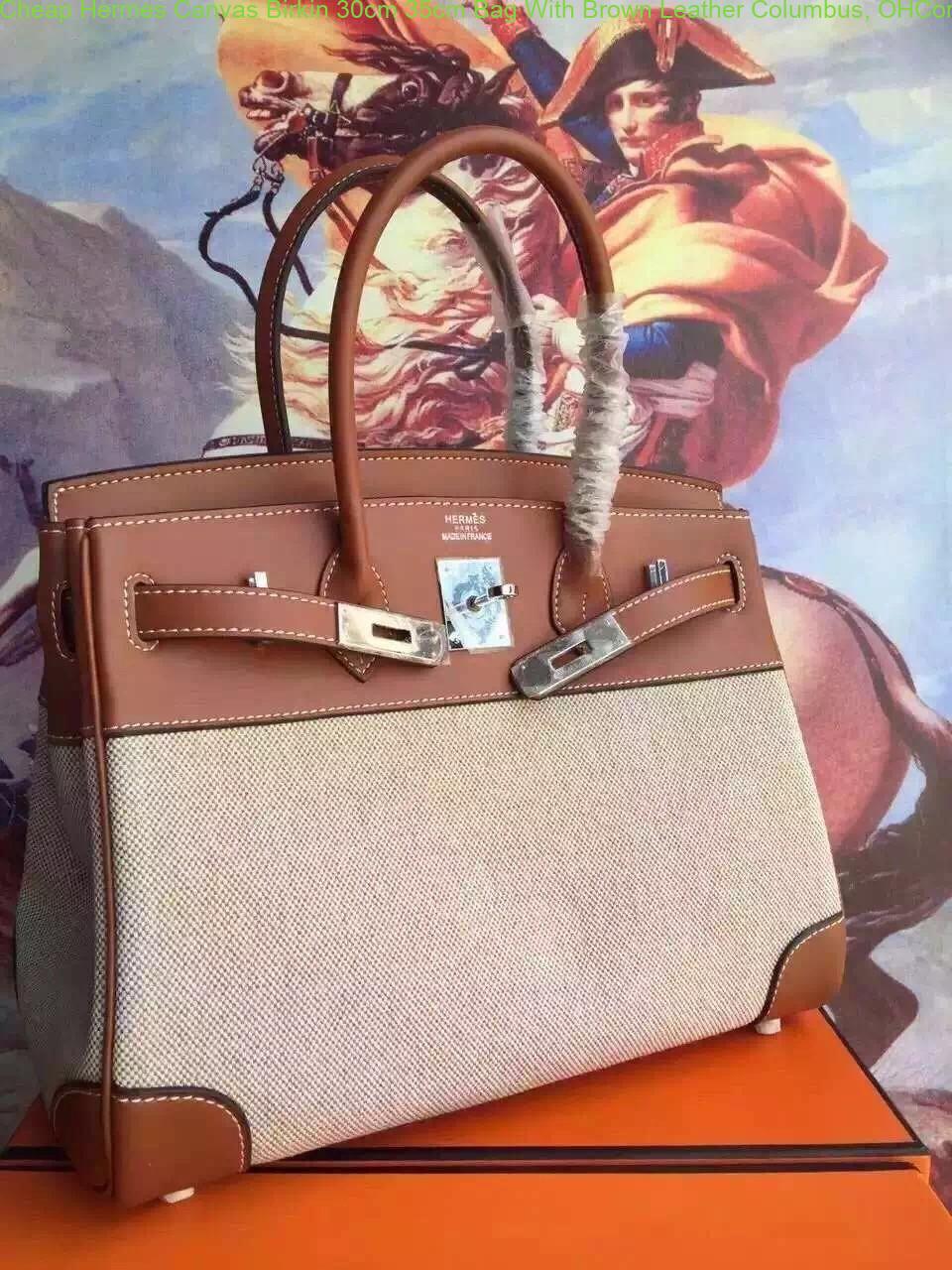 Cheap Hermes Canvas Birkin 30cm 35cm Bag With Brown Leather Columbus, OHCorpus Christi, TX ...